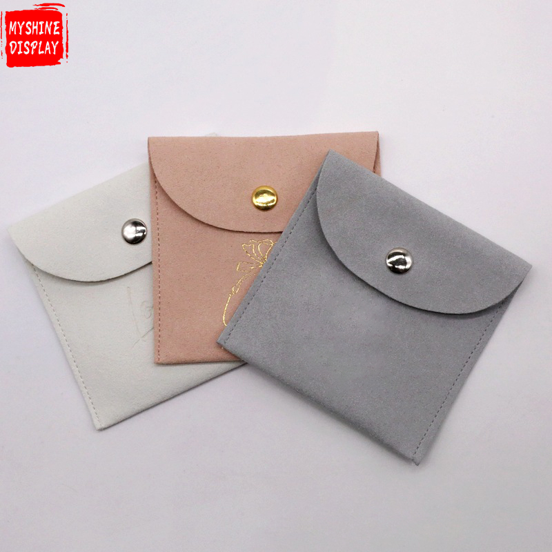 Design High Quality Silk Jewelry Gift Dust Pouch Packaging Any Size Bag Velvet Bag