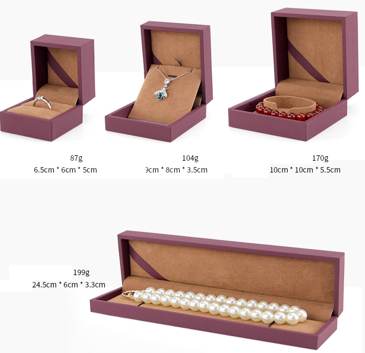 Luxury Custom Paper Paperboard Wedding Gift Pendant Necklace Jewelry Box Packaging Jewelry Boxes With Logo