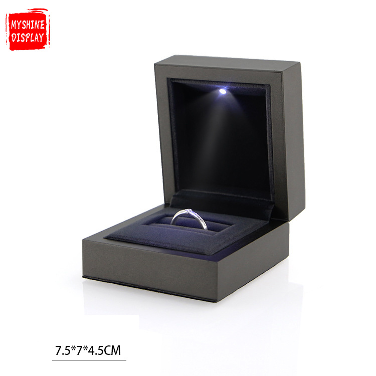 Wholesale Luxury Cardboard Custom Logo Paper Ring Jewelry Packaging Gift Box Jewelry Box