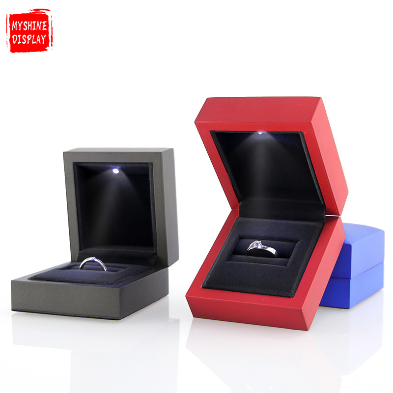 Wholesale Luxury Cardboard Custom Logo Paper Ring Jewelry Packaging Gift Box Jewelry Box