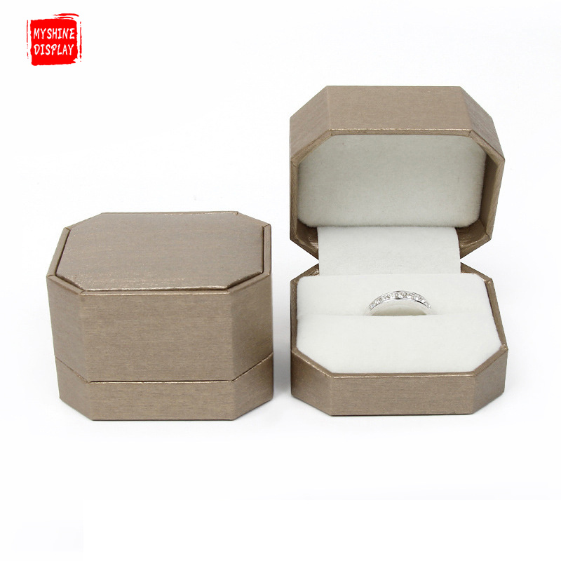Customer Logo Gold Gift paper Jewellery Packing Jewelry Box Set Necklace Case