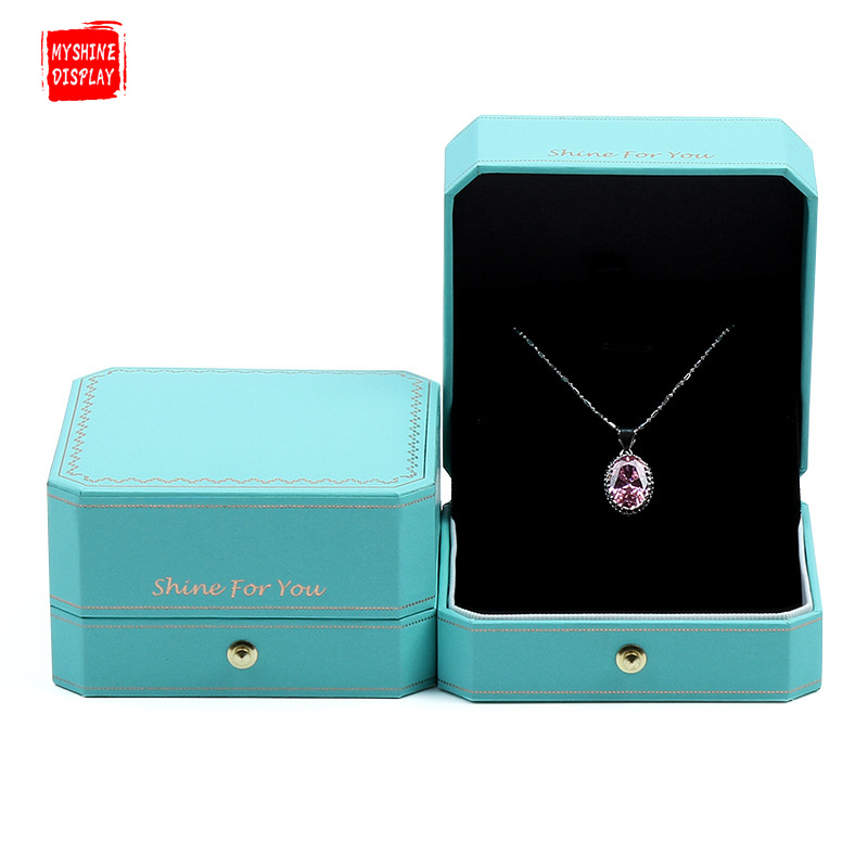Jewelry Necklace Gift Box Custom Logo Paper Gift Fashion Luxury Branded Jewelry Boxes Packaging