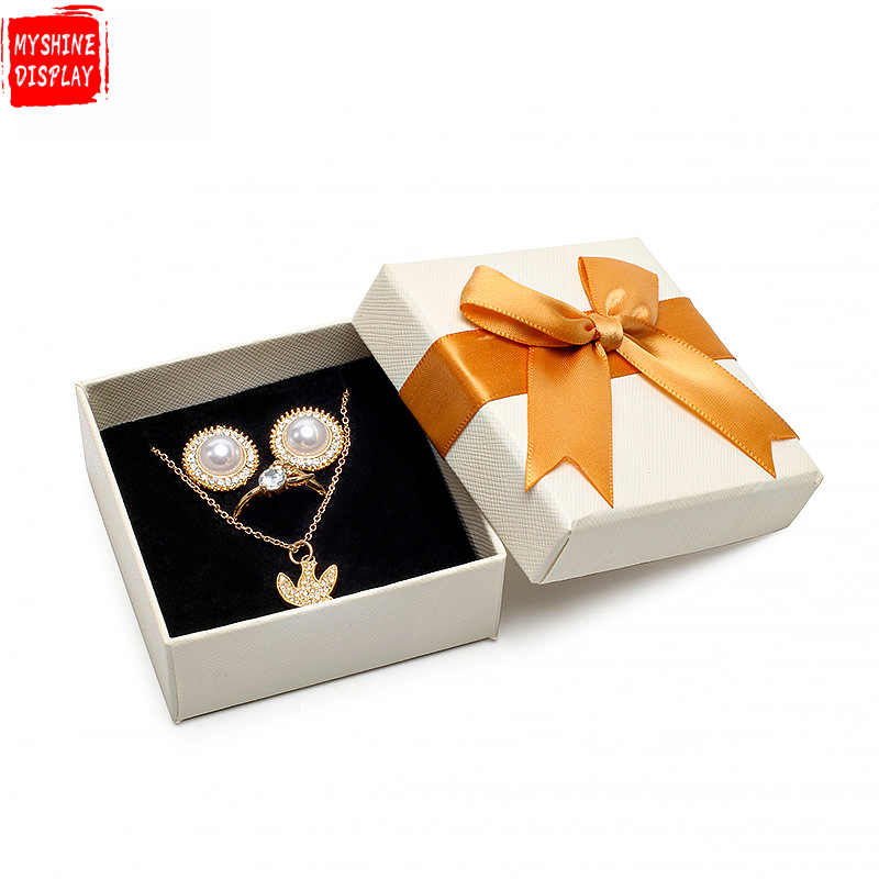 Custom Logo Paper Gift Jewelry Packaging Box