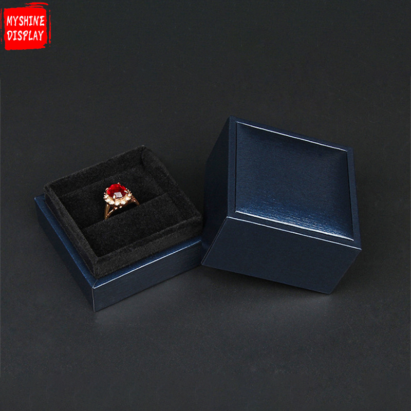 2021 China Manufacturer Bracelet Ring Watch Jewellery Packing Box Leatherette Paper Gift Packaging Jewelry Box