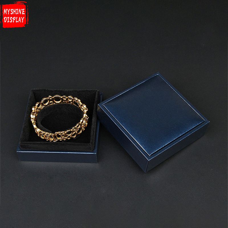 2021 China Manufacturer Bracelet Ring Watch Jewellery Packing Box Leatherette Paper Gift Packaging Jewelry Box