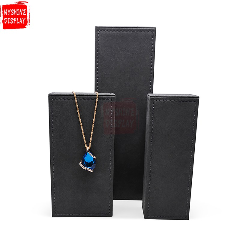 Customized Jewellery Display Set Platform For Jewelry Ring Necklace Pendant Bracelet Holder Stand