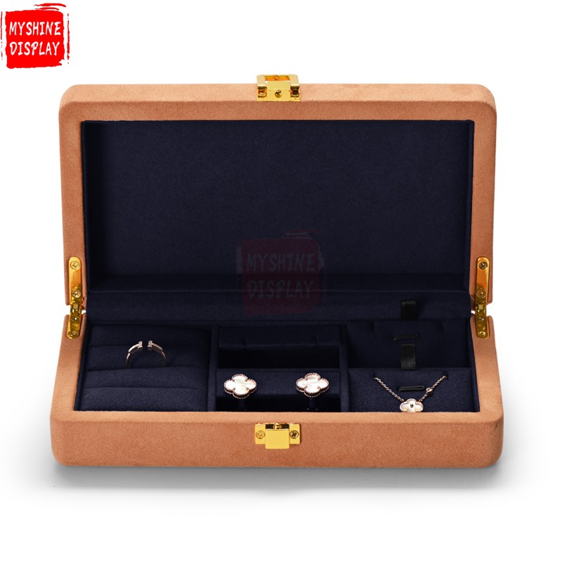 Custom jewelry travel organizer box