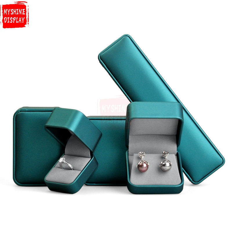 custom leather jewellery ring packaging box jewelry gift storage box