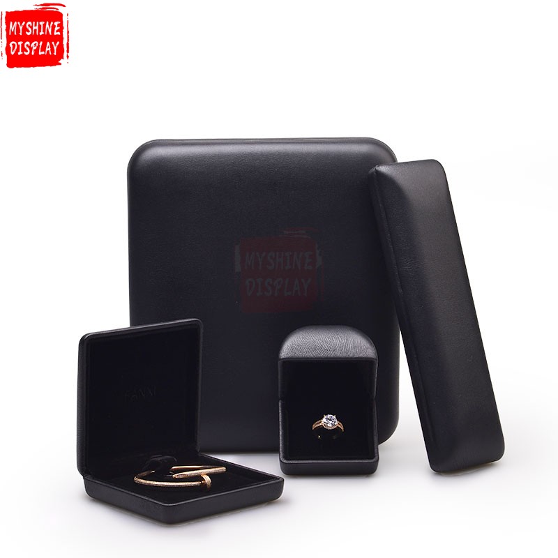 Custom pu leather packaging box for jewellery