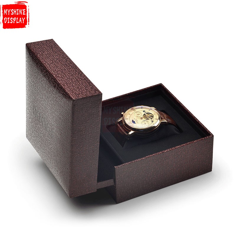factory custom luxury plastic watch packaging storage box