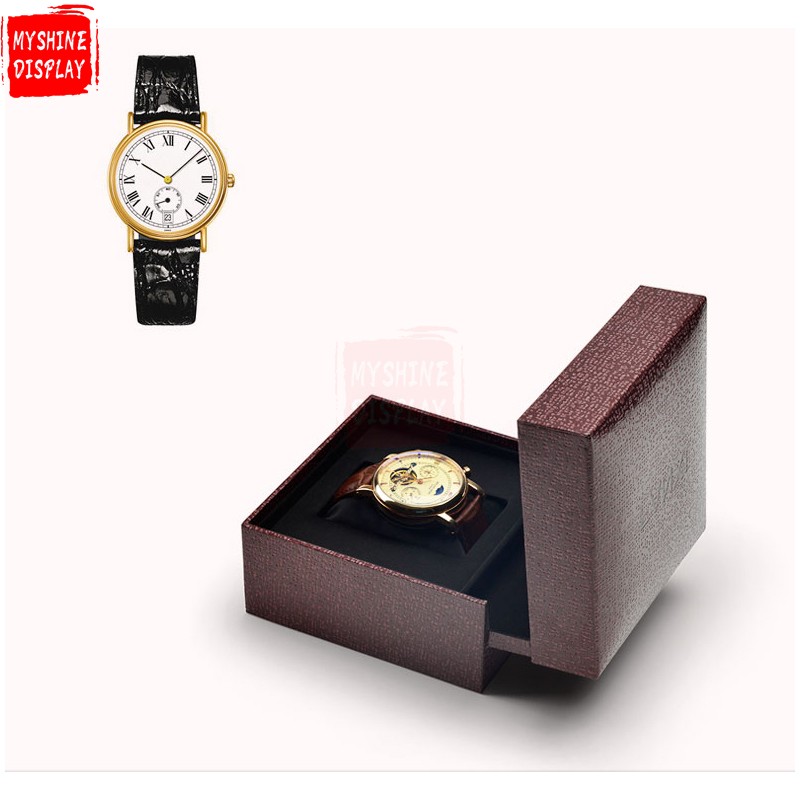 factory custom luxury plastic watch packaging storage box