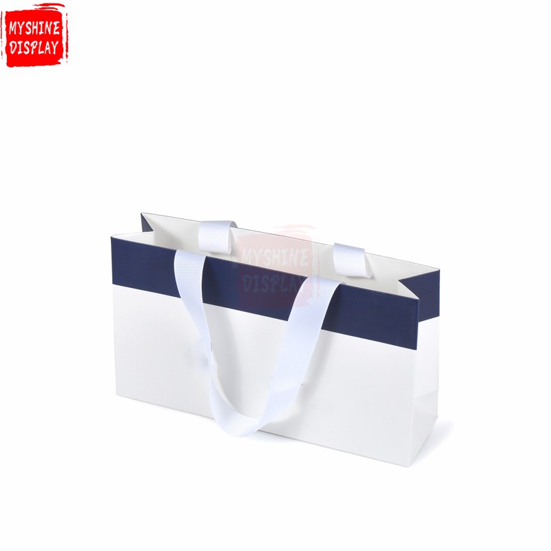 CMYK printing paper shopping bag jewelry bag Christmas gift packaging paper bag art paper bag