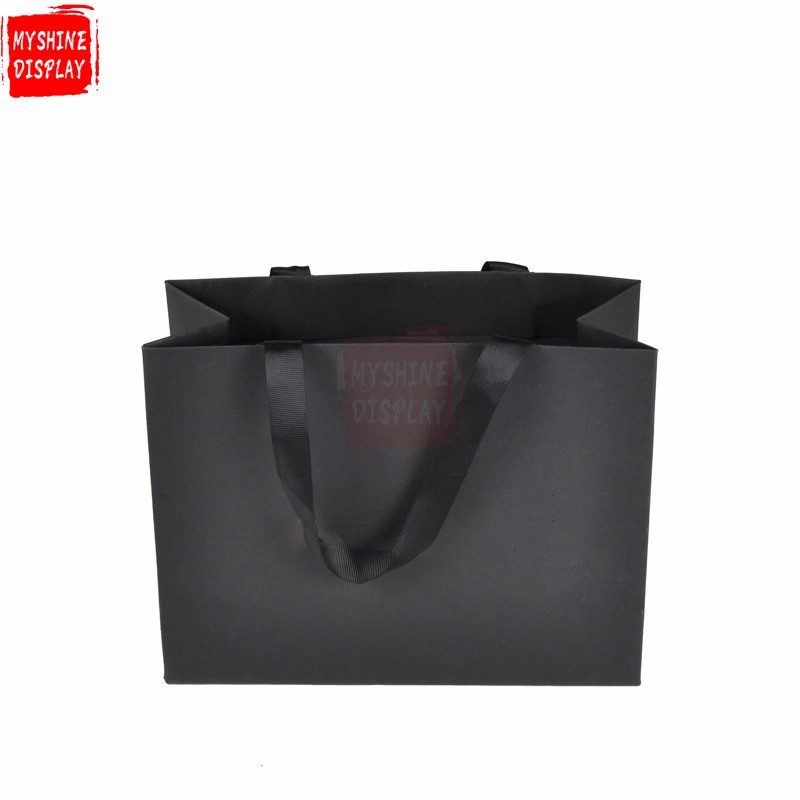 OEM/ODM Production Brand Name Luxury Design Printing Folded Brown Craft Custom Kraft Paper Shopping Bag With Rope Handle