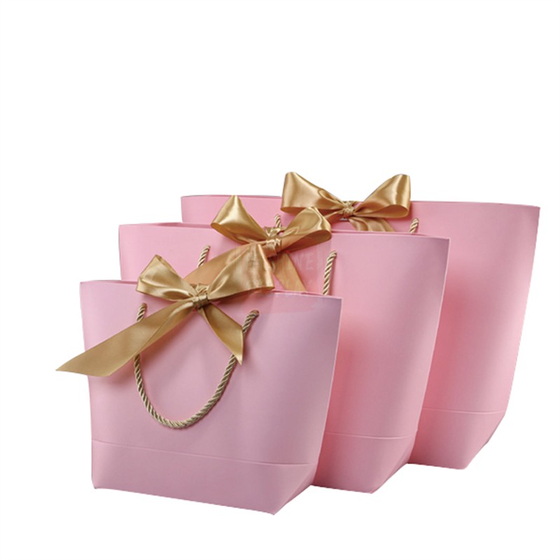 Women White Paper Shopping Gift Bag Hot Selling