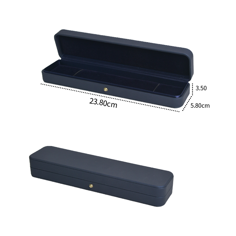 Custom Luxury Jewellery Packaging Box Pu Leather With Metal Button Elegant Ring Necklace Bangle Jewelry Packing Box
