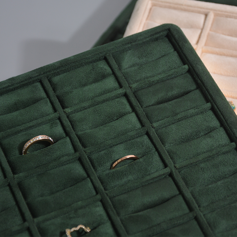 ZONI Custom Velvet Jewellery displays custom luxury Jewelry Display Tray for shop