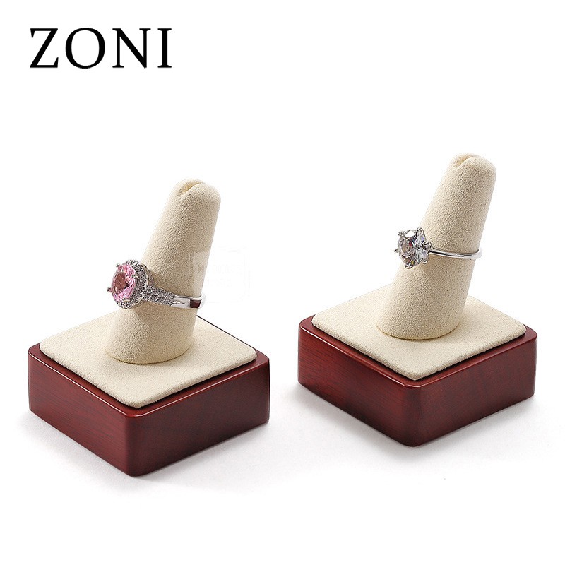 ZONI New Style Lacquer Wood Earring Display Rack Jewelry Store Display Rack For Earring Necklace Earring display Rack Stand