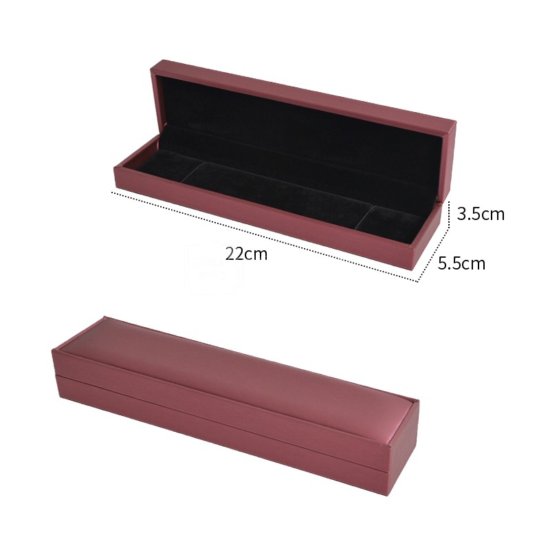 ZONI Luxury Pu Leather Jewelry Box For Wedding Proposal Earring Bracelet Necklace Ring Box Jewelry Packaging Box